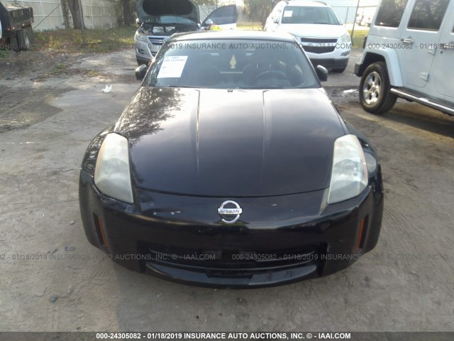 JN1AZ34D73T111742 - 2003 NISSAN 350Z COUPE BLACK photo 6