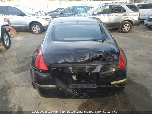 JN1AZ34D73T111742 - 2003 NISSAN 350Z COUPE BLACK photo 8