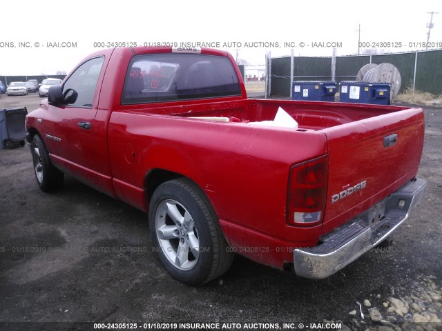 1D7HA16N24J210064 - 2004 DODGE RAM 1500 ST/SLT RED photo 3