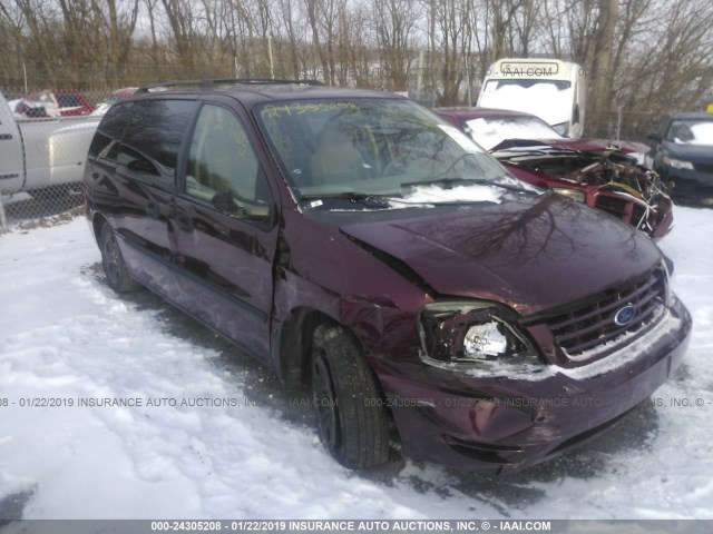 2FMZA51646BA33509 - 2006 FORD FREESTAR SE RED photo 1