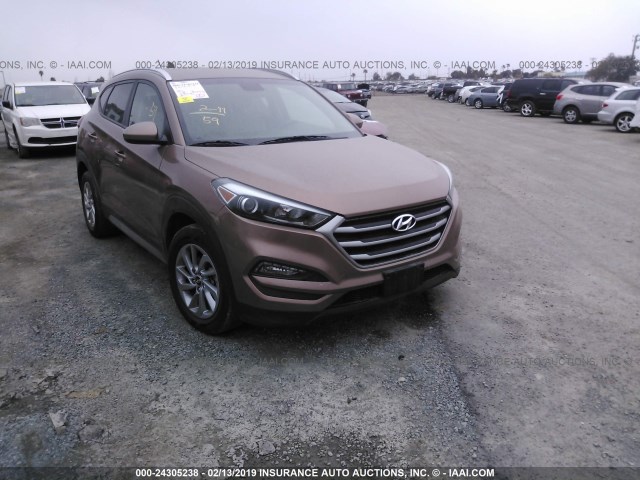 KM8J33A4XHU264941 - 2017 HYUNDAI TUCSON BROWN photo 1