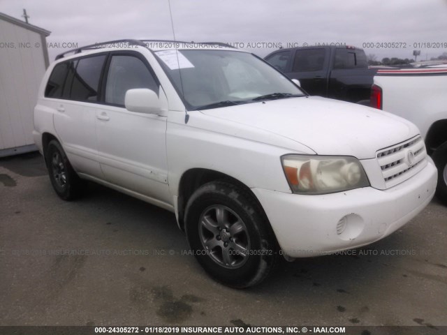 JTEDP21A340039327 - 2004 TOYOTA HIGHLANDER LIMITED WHITE photo 1