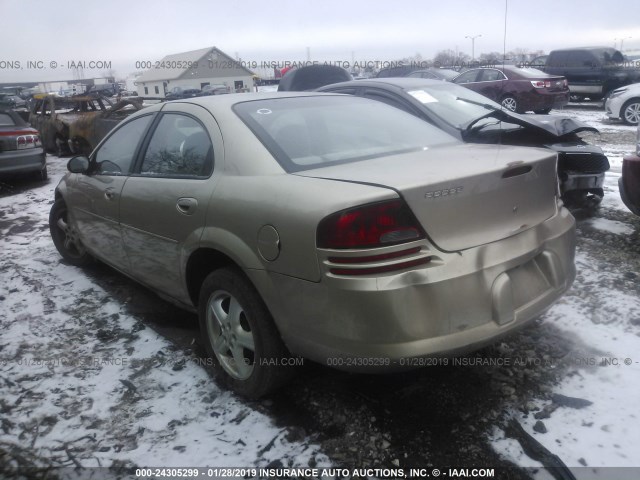 1B3EL46X24N382079 - 2004 DODGE STRATUS SXT GOLD photo 3