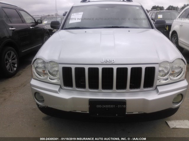 1J4GR48K85C507245 - 2005 JEEP GRAND CHEROKEE LAREDO/COLUMBIA/FREEDOM 银色 照片 6