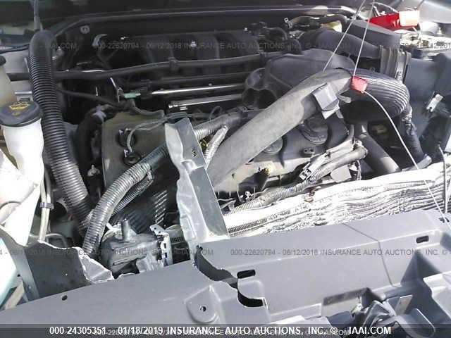 2FMGK5B81GBA18813 - 2016 FORD FLEX SE WHITE photo 10