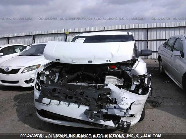 2FMGK5B81GBA18813 - 2016 FORD FLEX SE WHITE photo 6