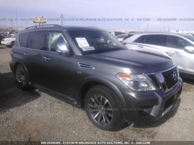 JN8AY2ND9JX002024 - 2018 NISSAN ARMADA SV/SL/PLATINUM GRAY photo 1