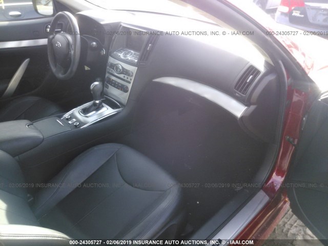 JN1CV6FEXEM901710 - 2014 INFINITI Q60 IPL RED photo 5