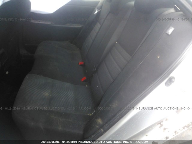 4T1BF1FK4FU099263 - 2015 TOYOTA CAMRY LE/XLE/SE/XSE ვერცხლისფერი ფოტო 8