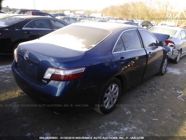 JTNBB46K673012810 - 2007 TOYOTA CAMRY NEW GENERAT HYBRID BLUE photo 4