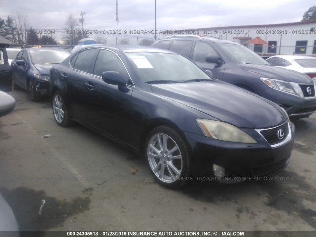 JTHBE262X65000127 - 2006 LEXUS IS 350 BLUE photo 1