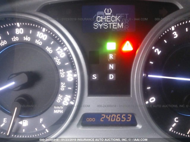 JTHBE262X65000127 - 2006 LEXUS IS 350 BLUE photo 7