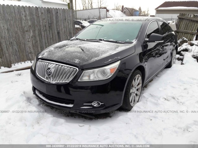 1G4GE5ED3BF254953 - 2011 BUICK LACROSSE CXS BLACK photo 2