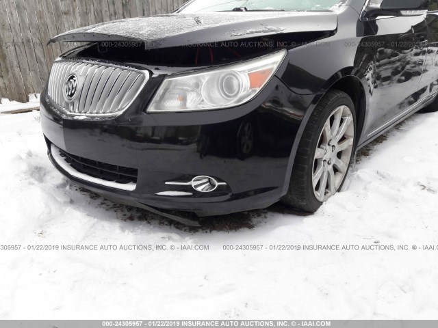 1G4GE5ED3BF254953 - 2011 BUICK LACROSSE CXS BLACK photo 6