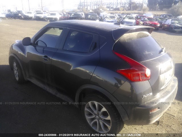 JN8AF5MV7DT208763 - 2013 NISSAN JUKE S/SV/SL BLACK photo 3