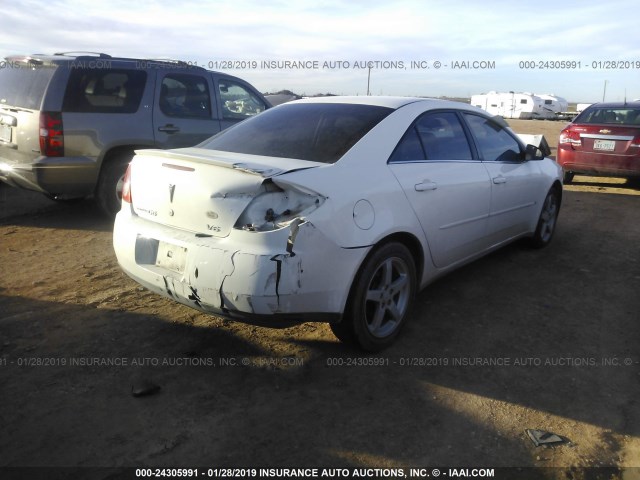 1G2ZG57N284186294 - 2008 PONTIAC G6 SE WHITE photo 4