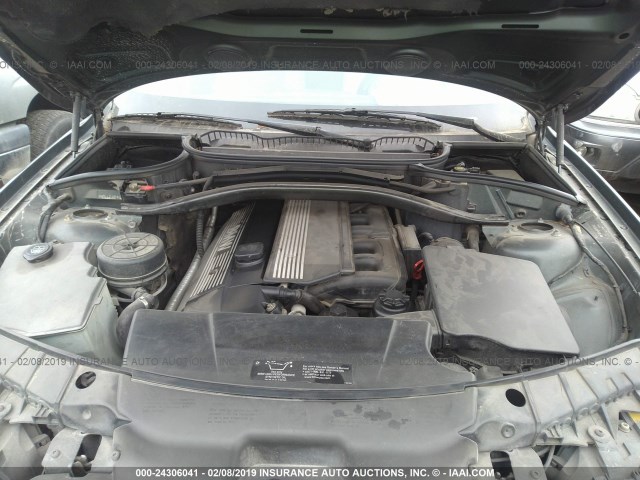 WBXPA73444WC38588 - 2004 BMW X3 2.5I GRAY photo 10