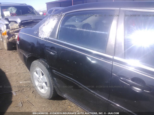 2G1WT58K279166548 - 2007 CHEVROLET IMPALA LT BLACK photo 6