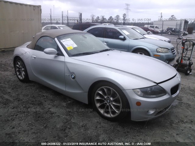 4USBT33505LS58446 - 2005 BMW Z4 2.5 SILVER photo 1