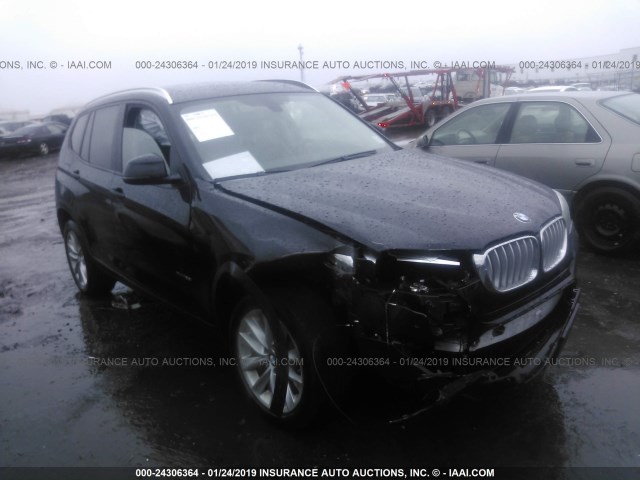 5UXWX9C37H0W69571 - 2017 BMW X3 XDRIVE28I BLACK photo 1