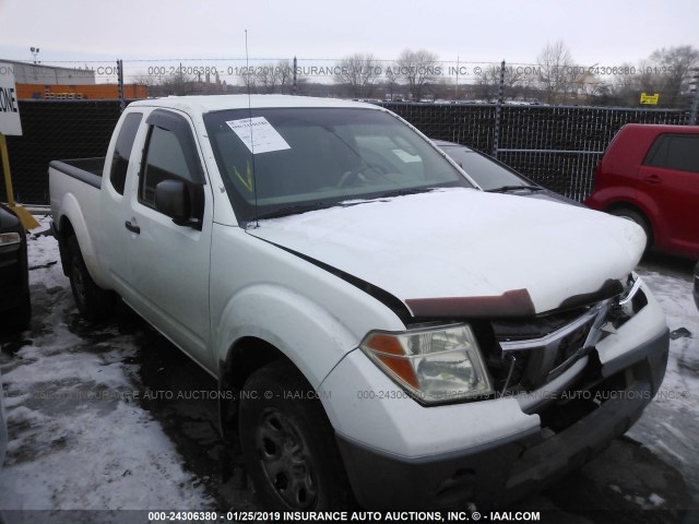 1N6BD06T55C457078 - 2005 NISSAN FRONTIER KING CAB XE WHITE photo 1