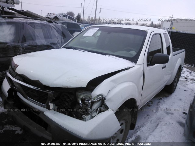 1N6BD06T55C457078 - 2005 NISSAN FRONTIER KING CAB XE WHITE photo 2