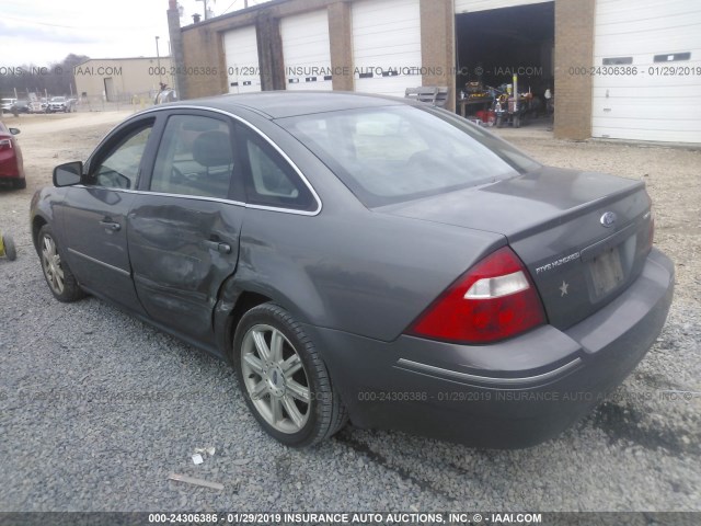 1FAFP25195G147795 - 2005 FORD FIVE HUNDRED LIMITED GRAY photo 3