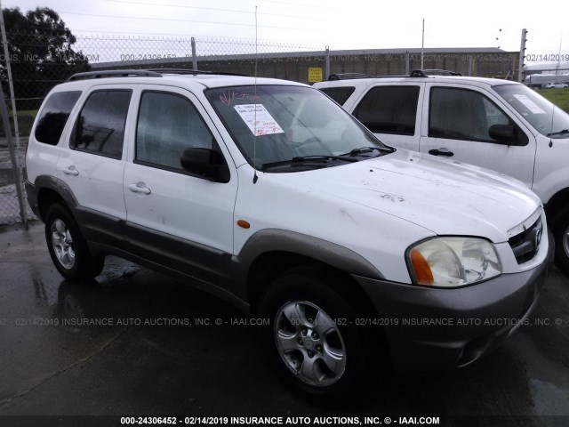 4F2CZ96184KM26343 - 2004 MAZDA TRIBUTE ES WHITE photo 1