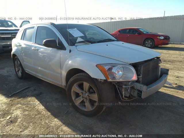 1B3CB3HA2BD295573 - 2011 DODGE CALIBER MAINSTREET WHITE photo 1