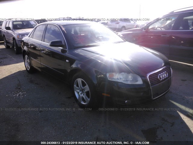 WAUAF78E96A215565 - 2006 AUDI A4 2/TURBO BLACK photo 1