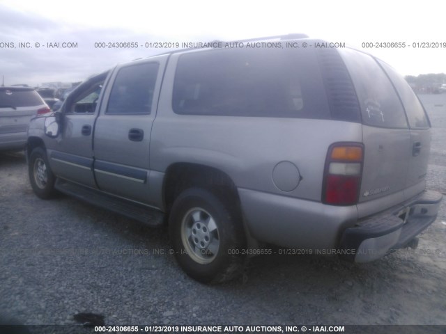 1GNEC16ZX3J195037 - 2003 CHEVROLET SUBURBAN C1500 TAN photo 3