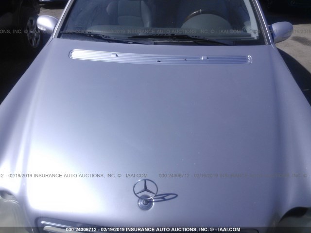 WDBRF61J83F417558 - 2003 MERCEDES-BENZ C 240 SILVER photo 6