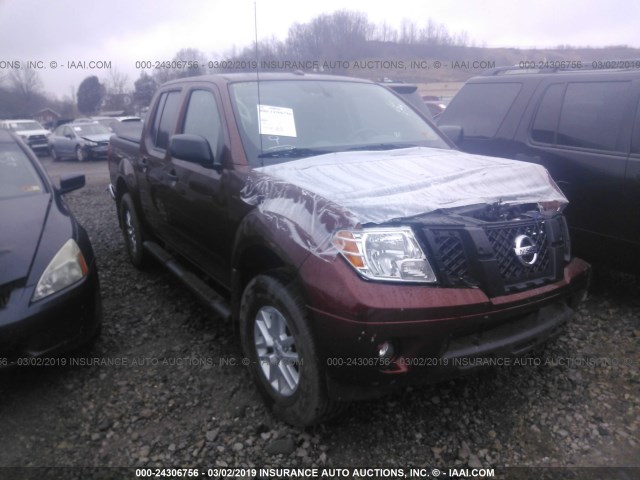 1N6AD0EV3JN702828 - 2018 NISSAN FRONTIER S/SV/SL/PRO-4X MAROON photo 1