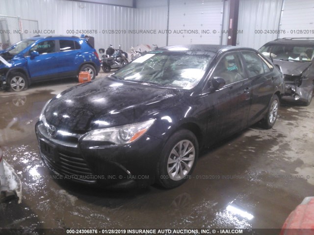 4T1BF1FKXFU108287 - 2015 TOYOTA CAMRY LE/XLE/SE/XSE 黑色 照片 2