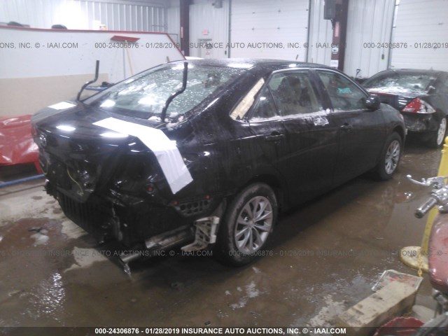4T1BF1FKXFU108287 - 2015 TOYOTA CAMRY LE/XLE/SE/XSE 黑色 照片 4
