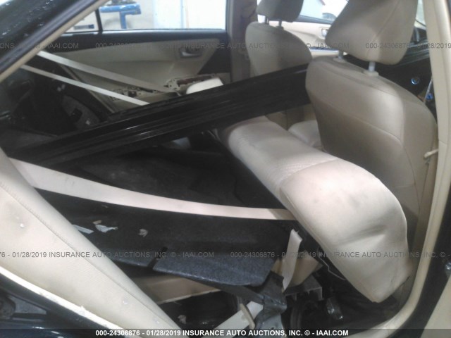4T1BF1FKXFU108287 - 2015 TOYOTA CAMRY LE/XLE/SE/XSE 黑色 照片 8