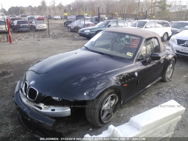 4USCH9335XLF80397 - 1999 BMW Z3 2.3 BLACK photo 2