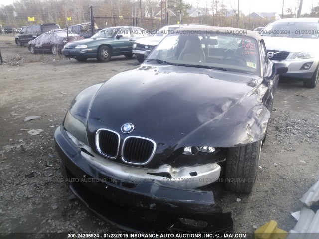 4USCH9335XLF80397 - 1999 BMW Z3 2.3 BLACK photo 6