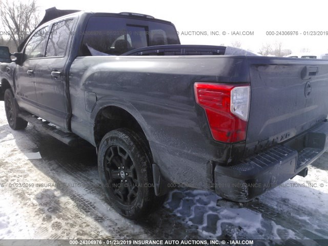 1N6BA1F4XJN540009 - 2018 NISSAN TITAN XD SL/PRO-4X/PLAT RESERVE BLACK photo 3