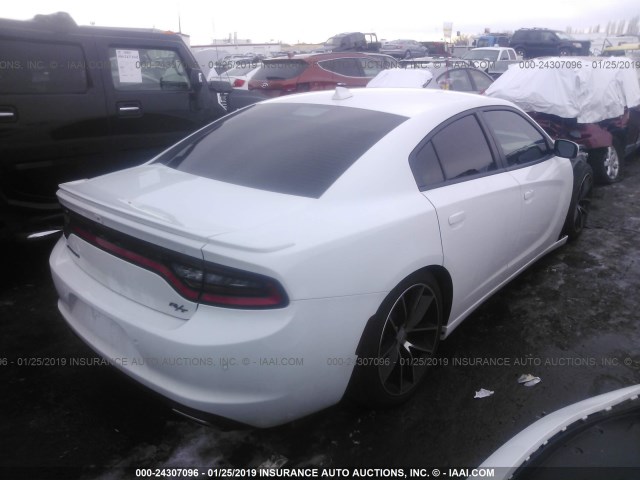 2C3CDXCT3GH180147 - 2016 DODGE CHARGER R/T WHITE photo 4