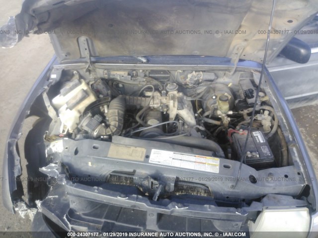 4F4YR12C3YTM34162 - 2000 MAZDA B2500 GRAY photo 10