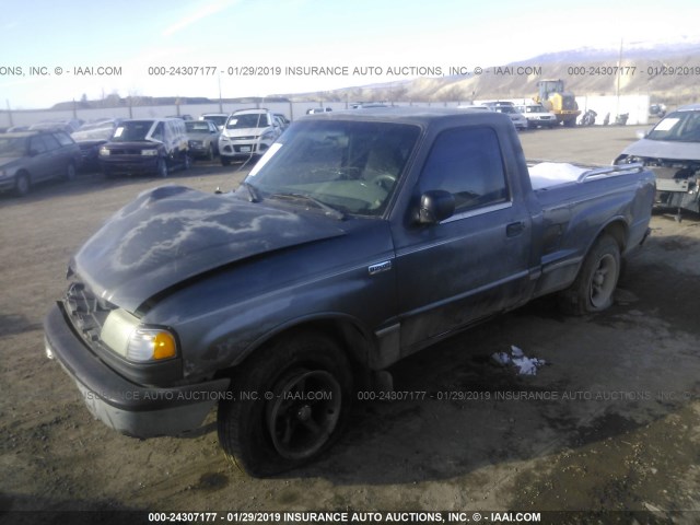 4F4YR12C3YTM34162 - 2000 MAZDA B2500 GRAY photo 2