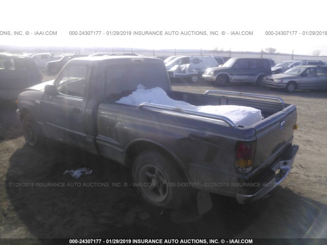 4F4YR12C3YTM34162 - 2000 MAZDA B2500 GRAY photo 3