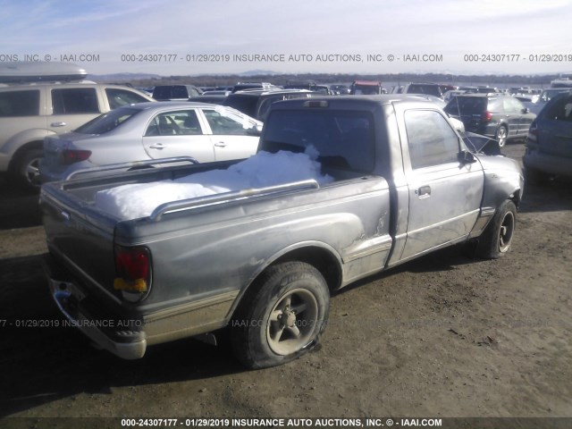 4F4YR12C3YTM34162 - 2000 MAZDA B2500 GRAY photo 4