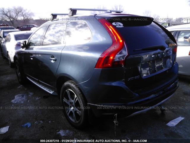 YV4902DZ1B2168178 - 2011 VOLVO XC60 T6 BLUE photo 3