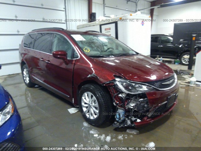 2C4RC1BG4HR533534 - 2017 CHRYSLER PACIFICA TOURING L RED photo 1