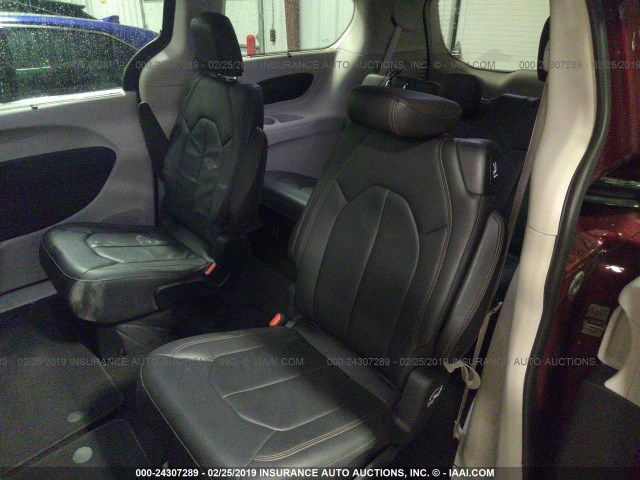 2C4RC1BG4HR533534 - 2017 CHRYSLER PACIFICA TOURING L წითელი ფოტო 8