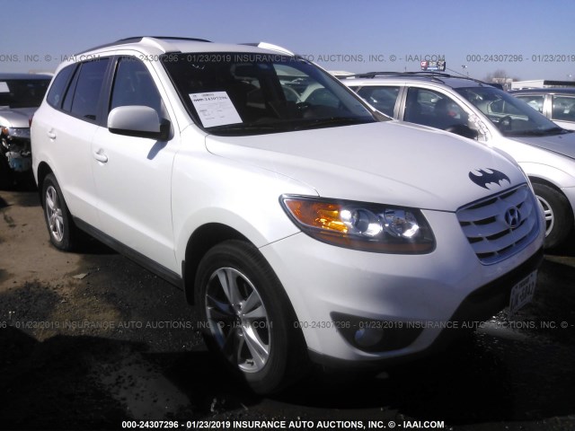 5XYZH4AG4BG031140 - 2011 HYUNDAI SANTA FE SE WHITE photo 1