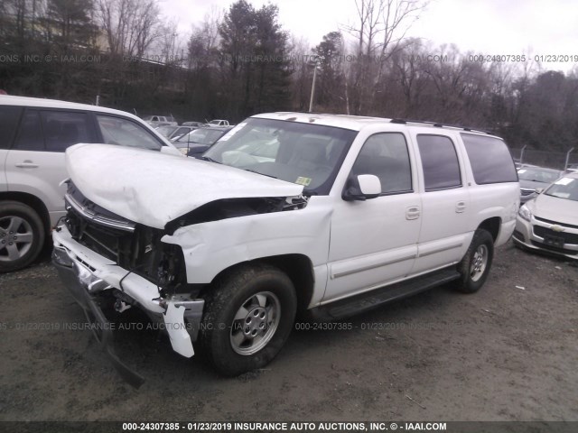 1GNEC16Z23J110871 - 2003 CHEVROLET SUBURBAN C1500 WHITE photo 2