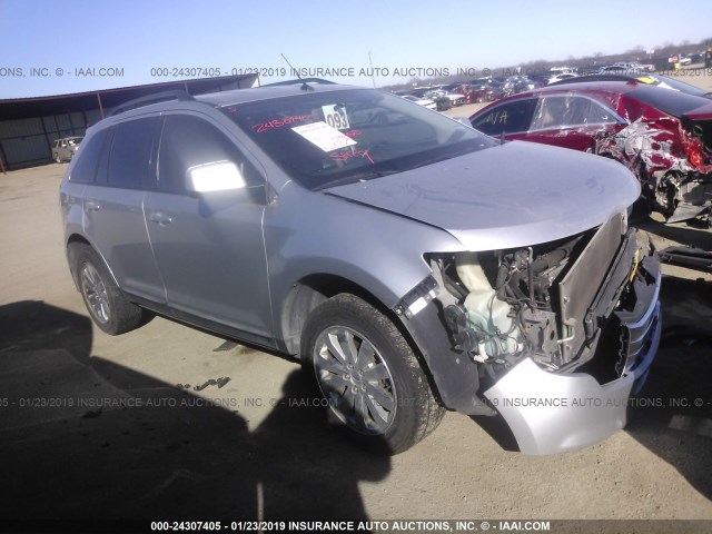 2FMDK3JCXABB20745 - 2010 FORD EDGE SEL SILVER photo 1